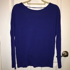 Old Navy Relaxed Scoop-Back Long Sleeve Top
